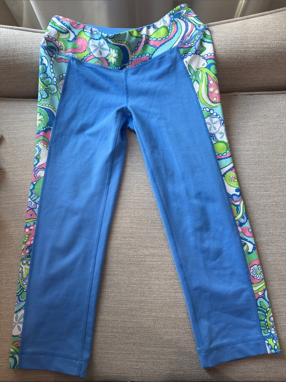 Lilly Pulitzer Luxletic Weekender Crop Athletic Legging Sz M